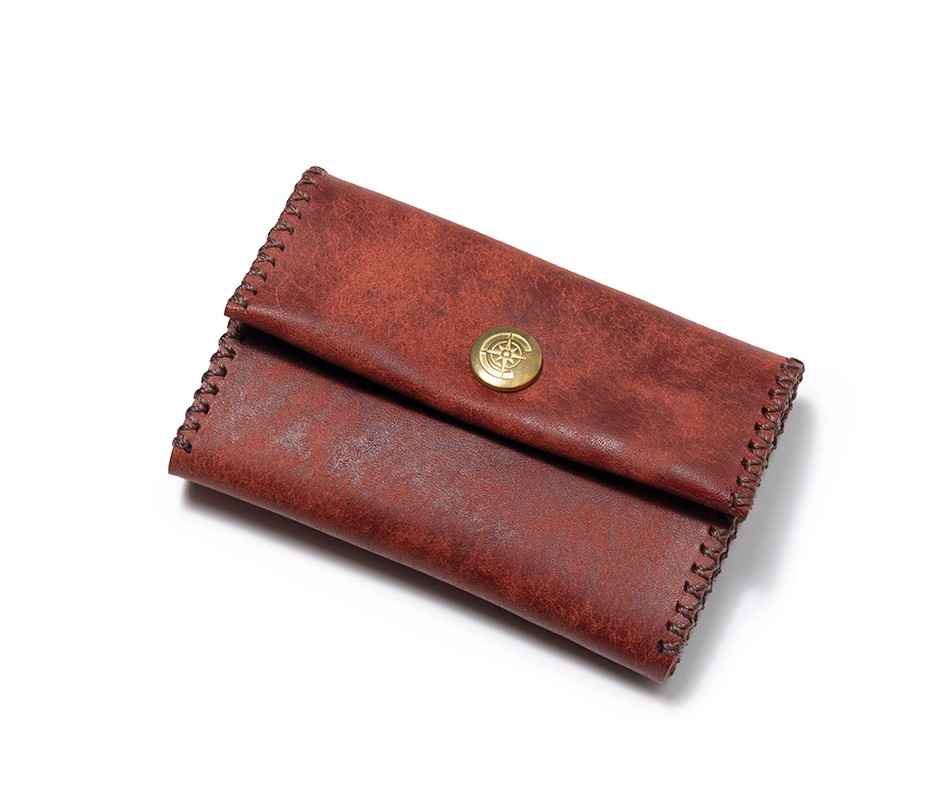 ★ギフト対応★春財布　コンパクトキャッシュレス財布/Compact Wallet[RED]/キャッシュレス ミニ財布