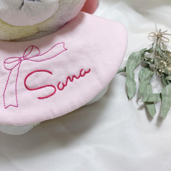 シルエットが可愛いうさ耳スタイ スタイ・よだれかけ manami 通販