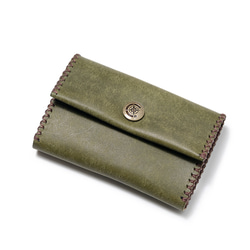 ☆ラッピング無料☆ 色鮮やかなプエブロレザー 三つ折り財布 [ブラック