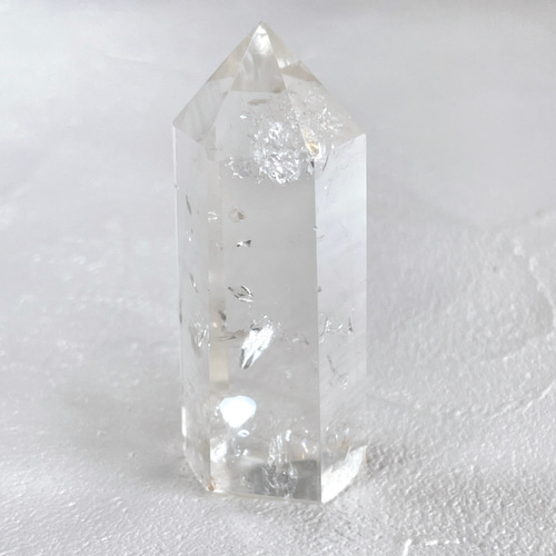 超透明　ファントム　虹入り水晶ポイント 超透明 ファントム 虹入り水晶ポイント 超透明 ファントム 虹入り水晶