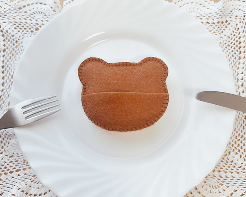 バレンタインまで値下げキャンペーン】くまちゃんホットケーキのお