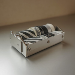 ステンレス製　スタイリッシュなマスキングテープカッター / マステカッター マステ収納 4枚目の画像