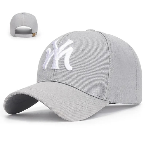 レア物新品 NYロゴ グレーキャップ 帽子LA ベースボール ストリート
