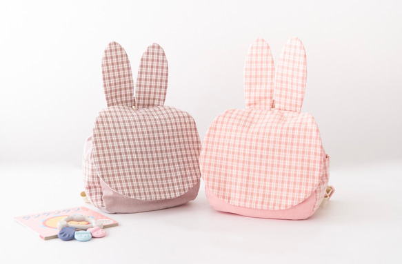 ハンドメイドベビーリュック　うさみみリュック　いえさ様 うさ耳 ベビーリュック 1歳誕生日 一升餅 雑貨・その他 Lyra