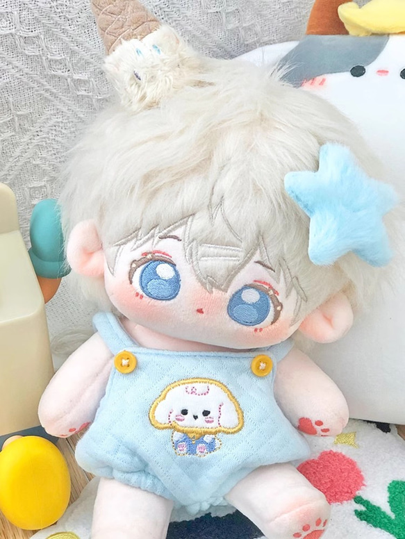 20cmぬいぐるみ 着せ替えぬいぐるみ バケ君 アイスクリーム付き