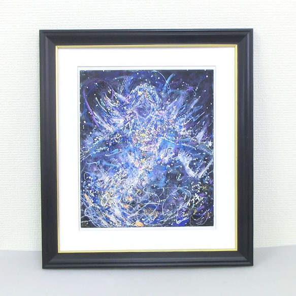 絵画　スマイルメーカー　額縁付き　原画 絵画スマイルメーカー額縁付き原画