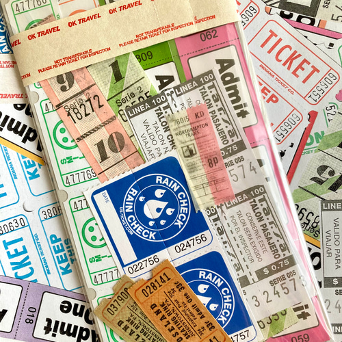 16PCS Vintage Ticket Stubs Sampler Pack – Papergame