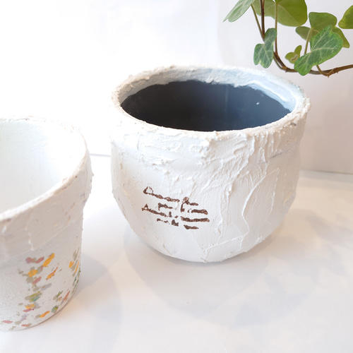 リメイク鉢 2鉢セット ⑥ その他インテリア雑貨 hitomatome 通販