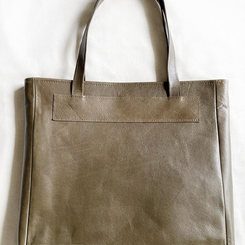 HELMUT LANG オリーブグリーン トートバッグ ii (イイ) 】TOTE BAG (オリーブ)(ウエア生地のトートバッグ)