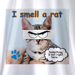 I SMELL A RAT / WHITE Tシャツ 1枚目の画像