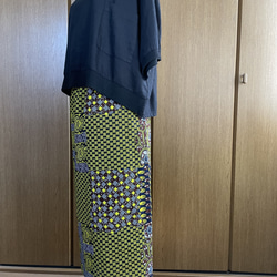 アフリカ布　タイトスカート　アフリカン 4枚目の画像