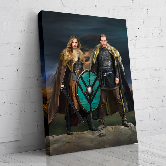 【オーダーメイド】写真からカスタムロイヤルキング天皇皇帝油絵スタイルの肖像画一点物 似顔絵 イラスト彼氏夫の贈り物誕生日 100%