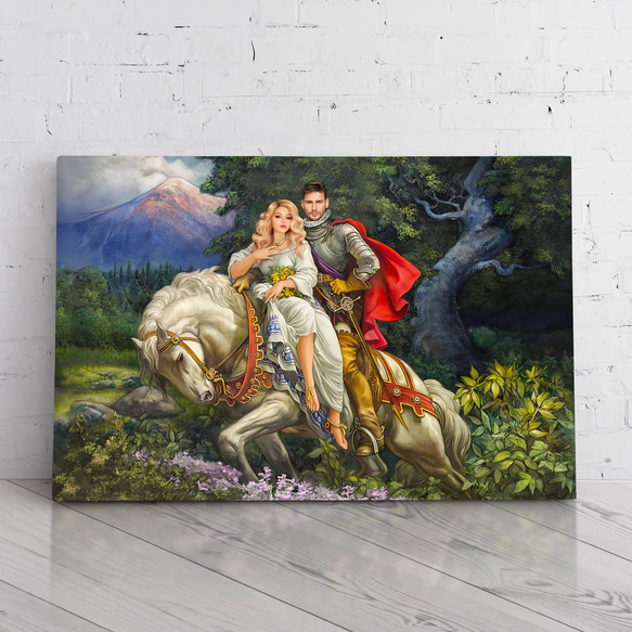 【オーダーメイド】写真からカスタムロイヤルキング天皇皇帝油絵スタイルの肖像画一点物 似顔絵 イラスト彼氏夫の贈り物誕生日 100%