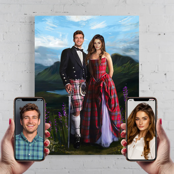 【オーダーメイド】写真からカスタムロイヤルキング天皇皇帝油絵スタイルの肖像画一点物 似顔絵 イラスト彼氏夫の贈り物誕生日 100%