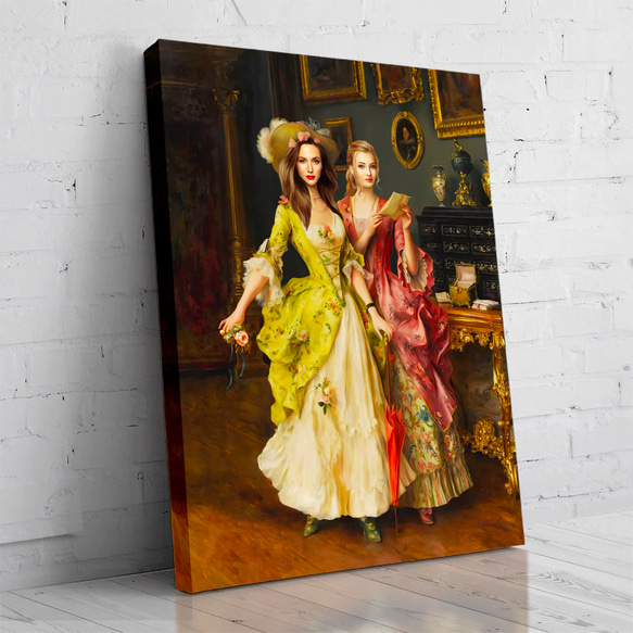 【オーダーメイド】写真からカスタムロイヤルキング天皇皇帝油絵スタイルの肖像画一点物 似顔絵 イラスト彼氏夫の贈り物誕生日 100%