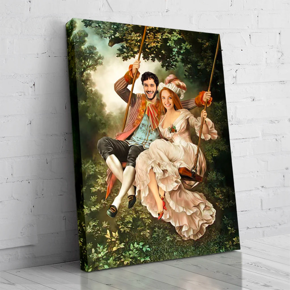 【オーダーメイド】写真からカスタムロイヤルキング天皇皇帝油絵スタイルの肖像画一点物 似顔絵 イラスト彼氏夫の贈り物誕生日 100%