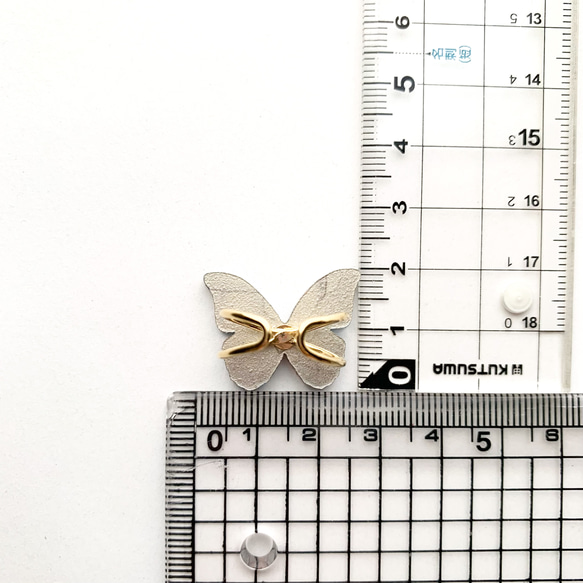 [獨一無二] Morpho 蝴蝶雙十字戒指 第11張的照片