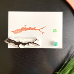 水墨画のような松のはんこセット（縁起物のはんこセット） 3枚目の画像