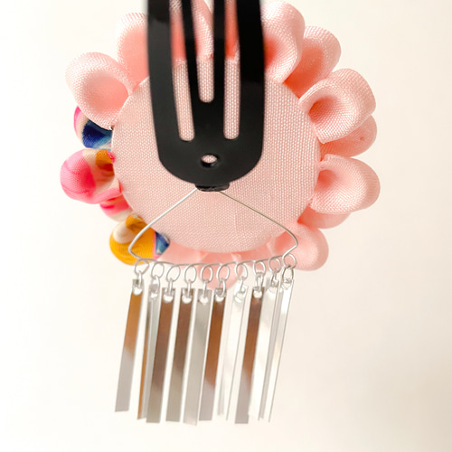 ✳︎古布の髪飾り✳︎ つまみ細工》レトロな古布の髪飾りセット(成人式 結婚式 七五三