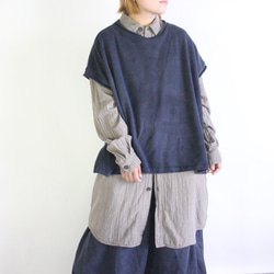 knit vest ／草木染め 3枚目の画像