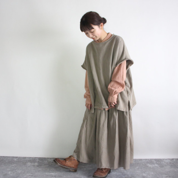 knit vest ／草木染め 7枚目の画像