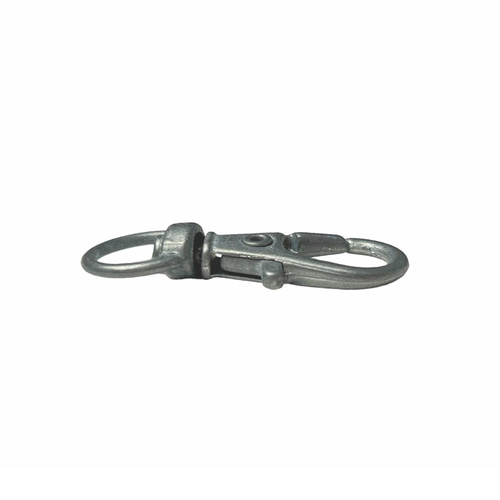 ナスカン 艶消し BU26 キーホルダー 留め具 10個 32mm×12mm 回転