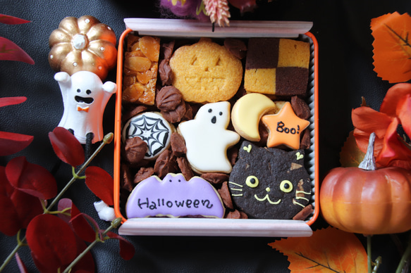 ハロウィンクッキー缶 クッキー fu.u.mi 通販 16477992|Creema ハロウィンクッキー缶 クッキー fu.u.mi 通販 16477992|Creema