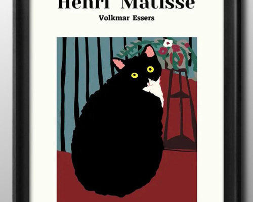 13950 ポスター 絵画 A3サイズ『アンリ・マティス 猫 ネコ』アート