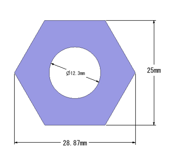 六角形くり抜き付き 5枚目の画像