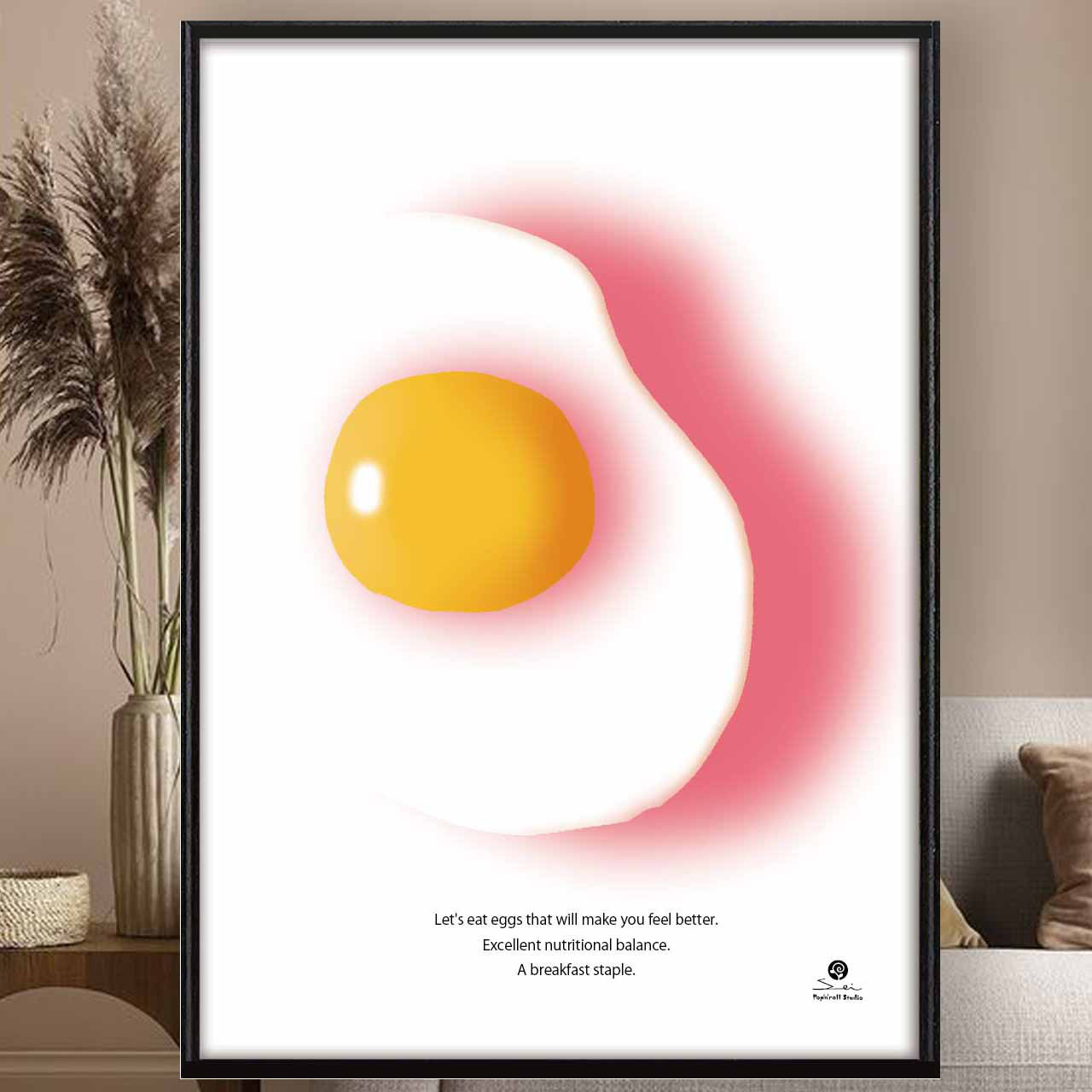 Art egg　イラスト　ポスター　A4 A3 A2 A1　アートポスター　アート/sei検索  結婚祝い　1862