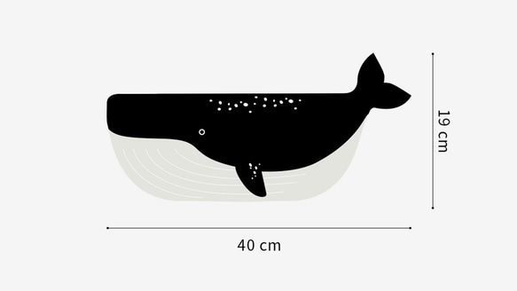 「小動物グッズシリーズ」　クジラバッグ　ショルダーバッグ 3枚目の画像