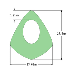 ひし形くり抜き付き 4枚目の画像