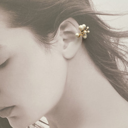 [creema 限定] 珍珠樹枝配飾套裝 耳環/耳環] [秋季福袋] 第12張的照片