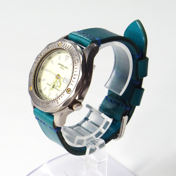 腕時計ベルト 腕時計バンド 牛革レザー 16mm〜20mmのラグ幅で