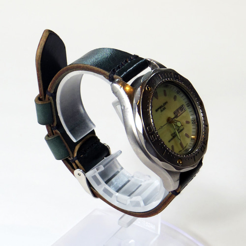 薄茶ツールドレザー時計バンド(ラグ幅16mm時計&Smart watch用) 薄茶ツールドレザー時計バンド(ラグ幅16mm時計&Smart watch用)