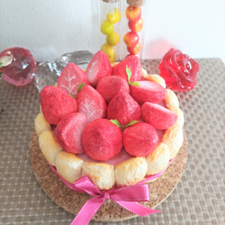 苺シャルロットケーキスクイーズ 3枚目の画像