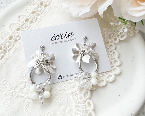 最高品質フラワークローバーマザーオブパールピアス 最高品質フラワークローバーマザーオブパールピアス 楽天市場