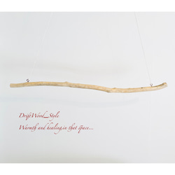 流木インテリア シンプルで真っすぐな流木のハンガーラック 北欧 衣装掛け ハンギング 吊り下げ ハンガーポール N4 7枚目の画像