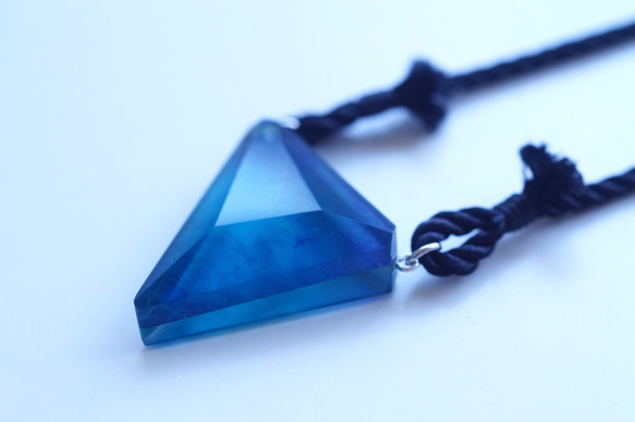 △▶▽ウミノガラス SEAGLASS PENDANT -B- 6枚目の画像