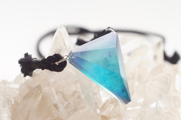 △▶▽ウミノガラス SEAGLASS PENDANT -B- 4枚目の画像