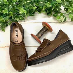 【再々入荷♬】履いたそばから足に馴染む♪厚底のキルト付きスリッポンシューズMC-48 6枚目の画像