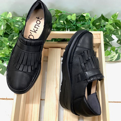 【再々入荷♬】履いたそばから足に馴染む♪厚底のキルト付きスリッポンシューズMC-48 5枚目の画像