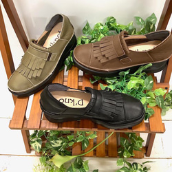 【再々入荷♬】履いたそばから足に馴染む♪厚底のキルト付きスリッポンシューズMC-48 3枚目の画像