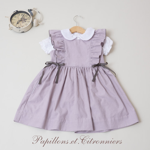 子供服 女の子ワンピース【size90〜】コーデュロイワンピース 