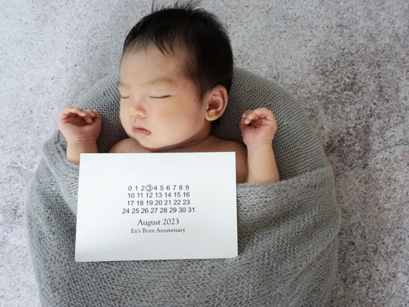 レンタルおうちスタジオセット 〈ウッド×グレー〉ニューボーンフォト 新生児 8枚目の画像