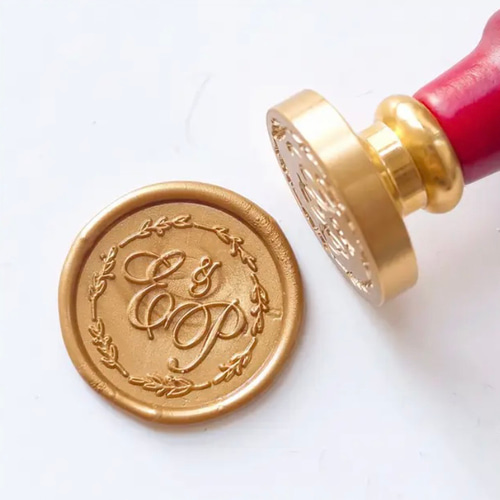 オーダーメイド シーリングスタンプ ブライダル 名前入り ヘッド