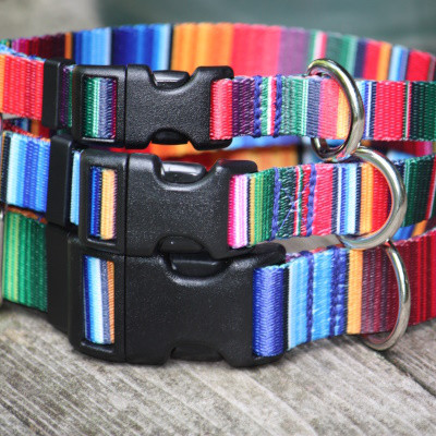犬首輪 幅1.6㎝/1.9㎝/2.5㎝ Serape        Ω