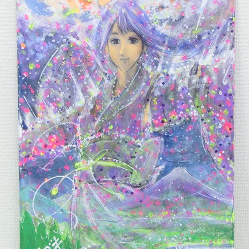 原画「日本の女神」（A） パワーアート イラストボード ☆期間
