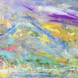 原画「心の風景」 パワーアート キャンバス 7枚目の画像