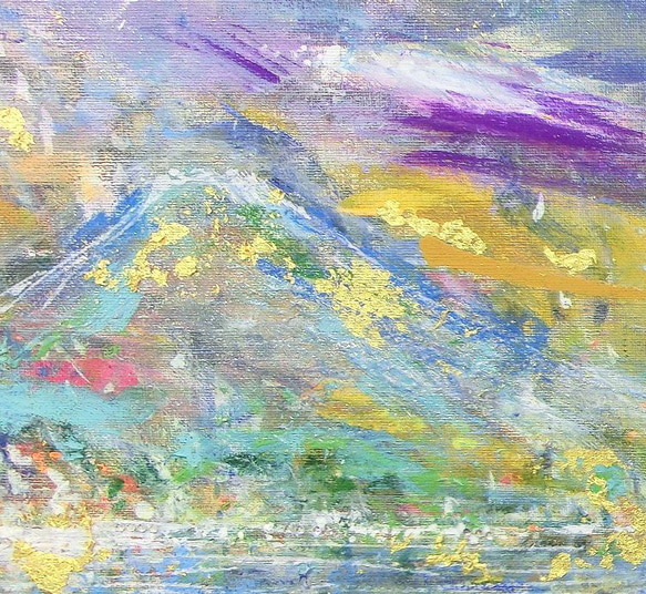 原画「心の風景」 パワーアート キャンバス 7枚目の画像